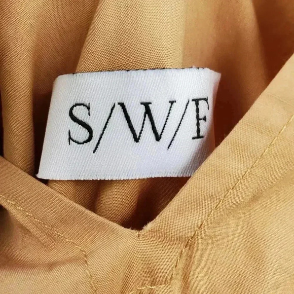 SWF Tiered Maxi Dress - Brown S - Picture 4 of 4